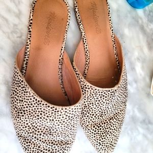 Madewell calf hair mule 10